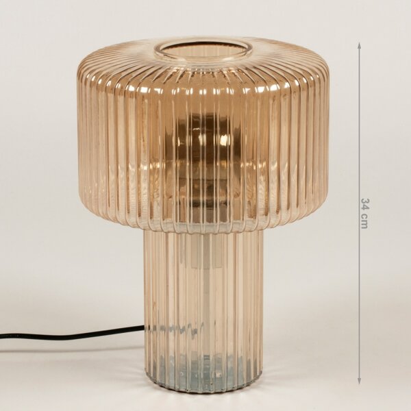 Stolní retro lampa Lisboa Glass Bernstein (LMD)