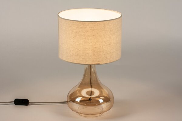 Stolní designová lampa Empora Bernstein Taupe (LMD)
