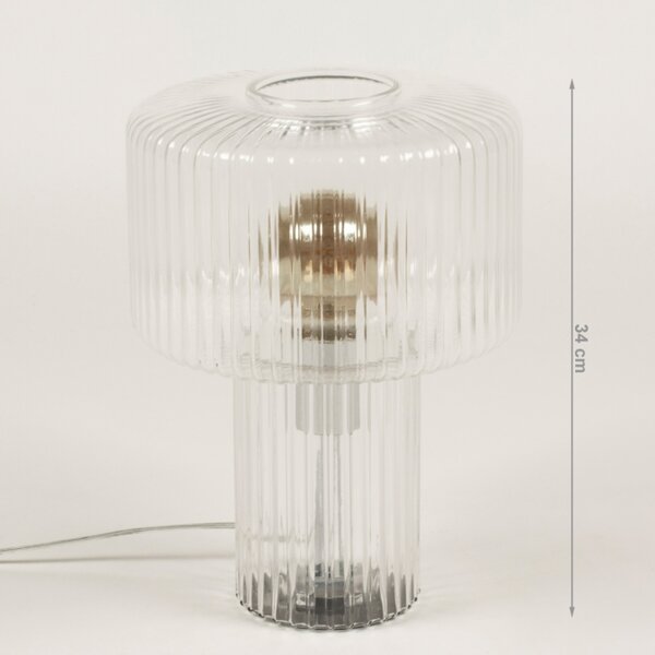 Stolní retro lampa Lisboa Glass (LMD)