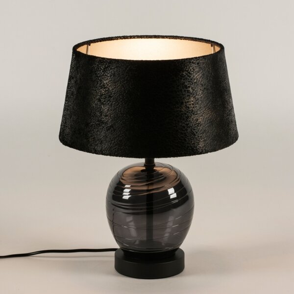 Stolní designová lampa Eleon Nero 38 (LMD)