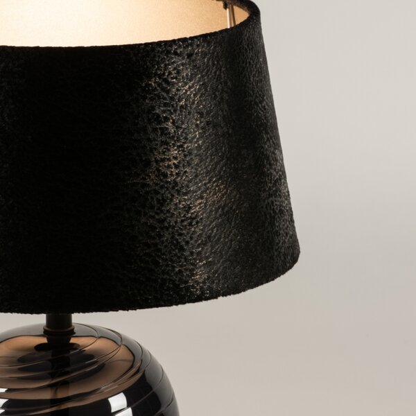 Stolní designová lampa Eleon Nero 38 (LMD)