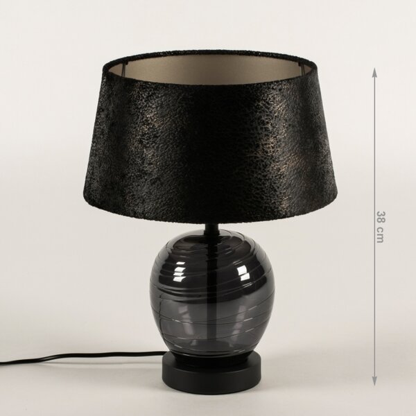 Stolní designová lampa Eleon Nero 38 (LMD)