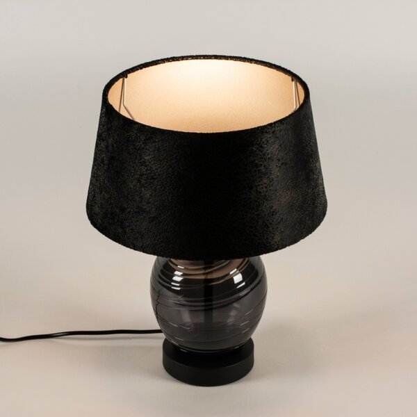 Stolní designová lampa Eleon Nero 38 (LMD)