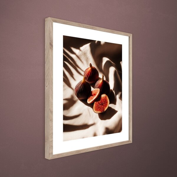 Tištěný obraz s rámem 40x50 cm Ripe Figs – Styler