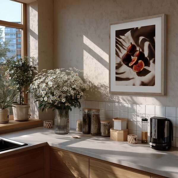 Tištěný obraz s rámem 40x50 cm Ripe Figs – Styler