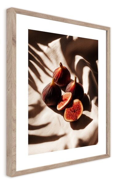 Tištěný obraz s rámem 40x50 cm Ripe Figs – Styler