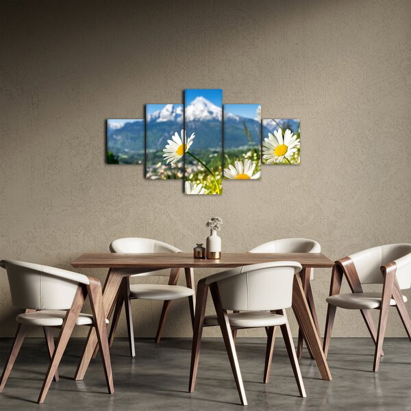 Obraz - Jaro v Alpách (125x70 cm)