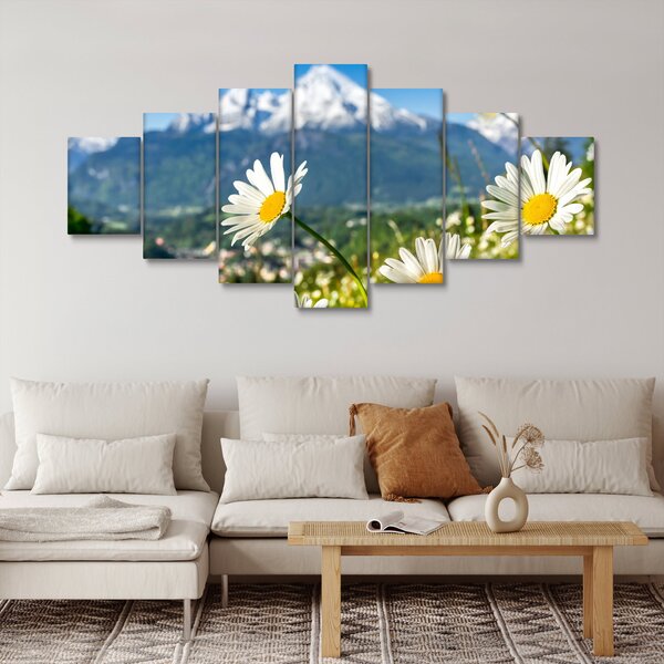Obraz - Jaro v Alpách (210x100 cm)