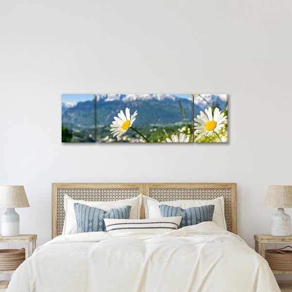 Obraz - Jaro v Alpách (170x50 cm)