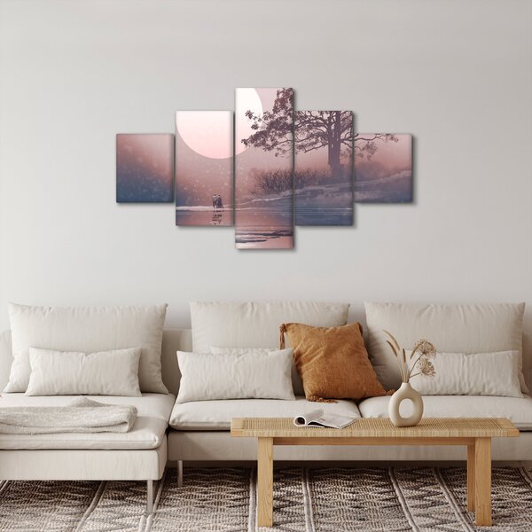 Obraz - Zamilovaný pár (125x70 cm)