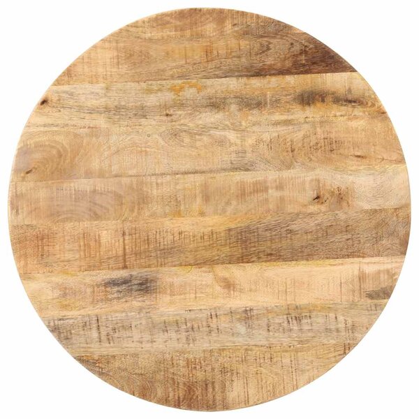 Bistro stůl kulatý Ø 70 x 75 cm hrubé mangovníkové dřevo 320267