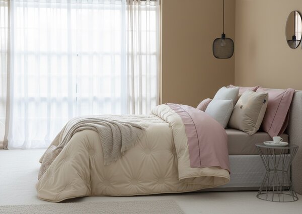 Textil Antilo Přehoz na postel Odin Beige, béžový, 270x270 cm