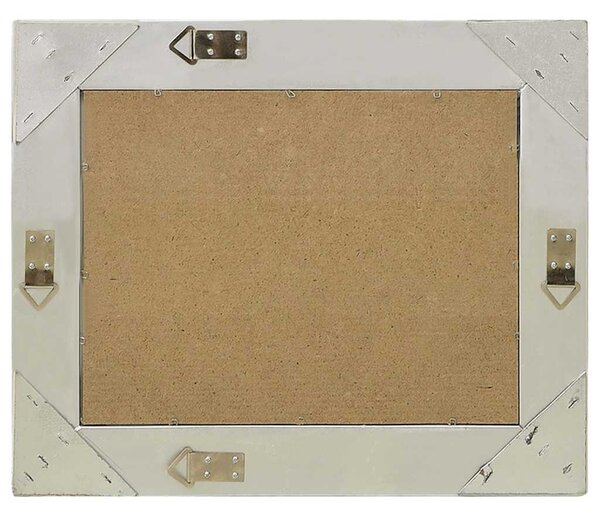 Nástěnné zrcadlo barokní styl 50 x 40 cm stříbrné 320310