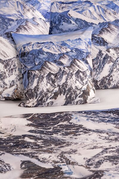 Povlečení Glacier Bavlna deluxe digitál 1x 140/200, 1x 70/90