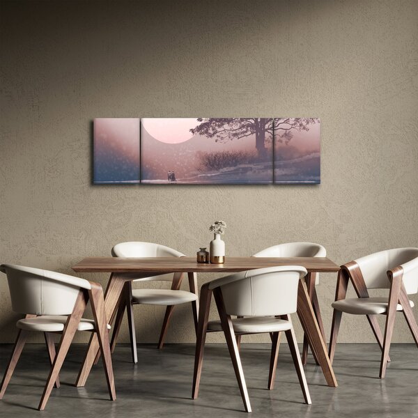 Obraz - Zamilovaný pár (170x50 cm)