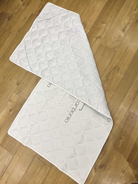 Materasso CARBON - matracový chránič s uhlíkovými vlákny 80 x 200 cm