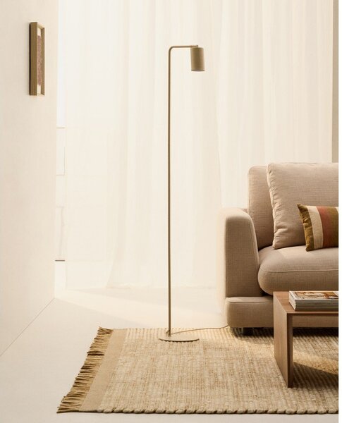 Béžová stojací lampa (výška 147 cm) Manie – Kave Home