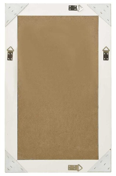 Nástěnné zrcadlo barokní styl 50 x 80 cm bílé 320320