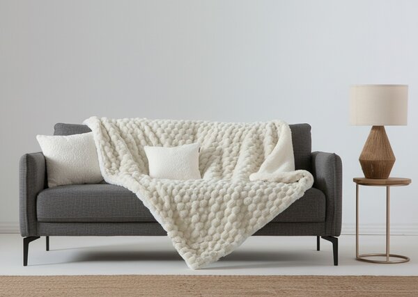 Textil Antilo Béžový přehoz Margot Beige, 240x220 cm