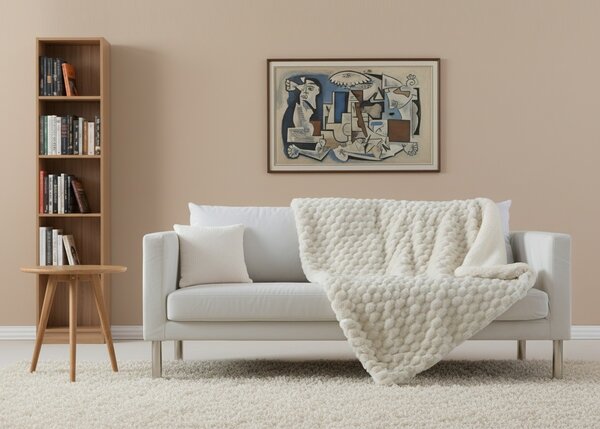 Textil Antilo Béžový přehoz Margot Beige, 240x220 cm