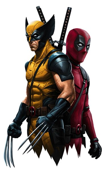 Svítícií obraz - Deadpool - Wolverine