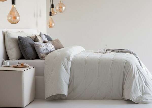 Textil Antilo Přehoz na postel Mirabela Natural, 250x270 cm, sada se 2 povlaky na polštáře