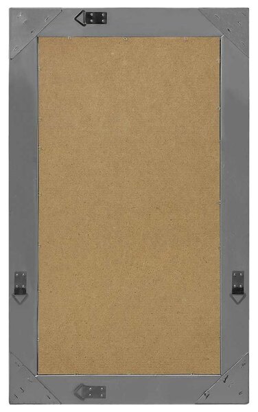 Nástěnné zrcadlo barokní styl 50 x 80 cm černé 320323