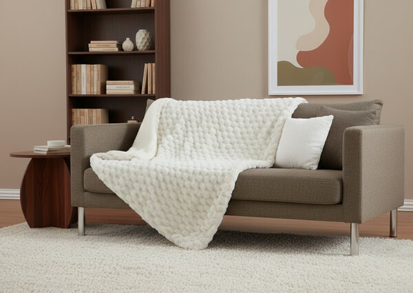 Textil Antilo Béžový přehoz Margot Beige, 240x220 cm