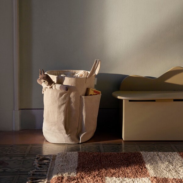 FERM LIVING Dětská úložná lavice Slope, Rose