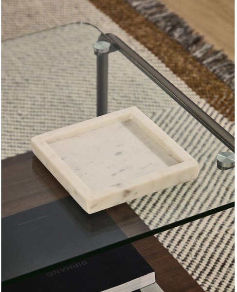 Mramorový dekorační tác 35x35 cm Serela – Kave Home