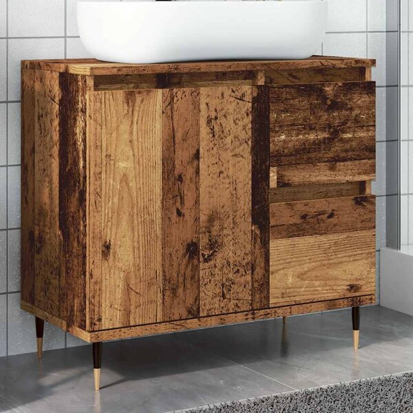 Koupelnová skříňka old wood 65 x 33 x 60 cm kompozitní dřevo