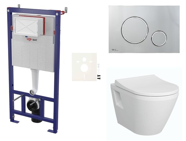 Závěsný wc set do lehkých stěn / předstěnová Vitra Integra SIKOSSINTRE71K