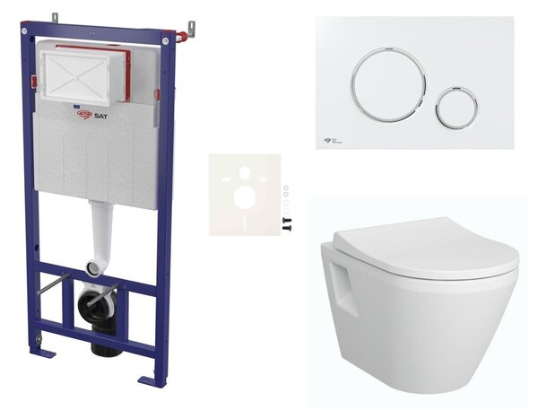 Závěsný wc set do lehkých stěn / předstěnová Vitra Integra SIKOSSINTRE70K