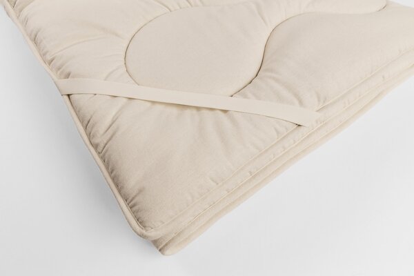 Luxusní zesílená dvoulůžková vlněná podložka Besky Premium na matraci 180×200 nebo 160×200 nebo 140×200 cm Rozměr a výplň: 180×200 cm; 4 kg vlny