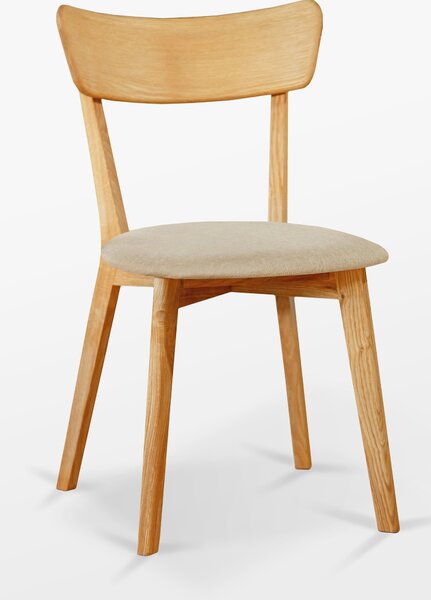Dubová židle čalouněná 01