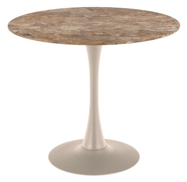 Kulatý jídelní stůl s keramickou deskou ø 90 cm Malta – Actona