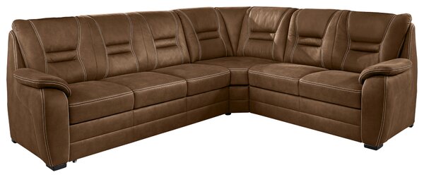 ROHOVÁ SEDAČKA, textil, tmavě hnědá Beldomo Comfort - Sedací soupravy