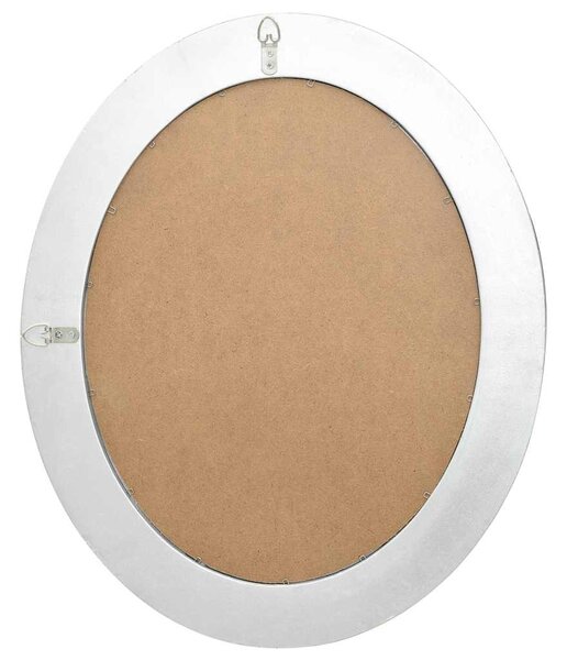 Nástěnné zrcadlo barokní styl 50 x 60 cm stříbrné 320350