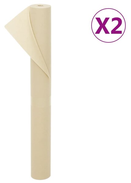 Ochranná textilie na rostliny 2 role 70 g/m² 10 x 1,6 m 3203511