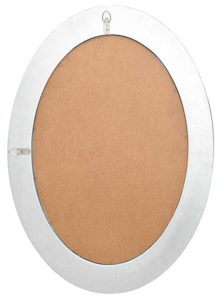 Nástěnné zrcadlo barokní styl 50 x 70 cm stříbrné 320354