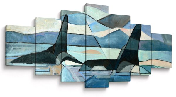 Obraz - Kosatky (210x100 cm)