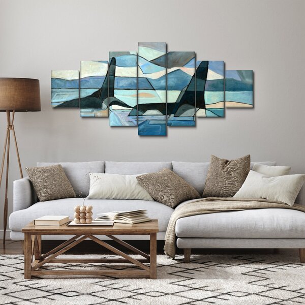 Obraz - Kosatky (210x100 cm)