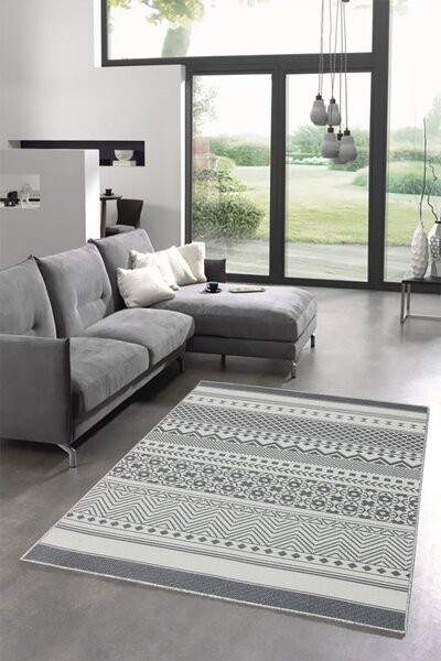ASIR Předsíňový koberec (100 x 200 cm) W1081 šedý