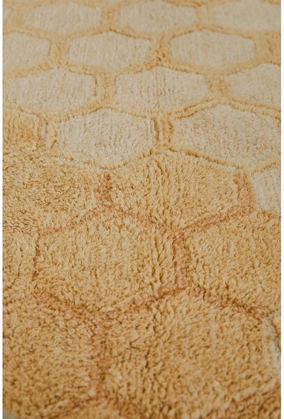 Okrově žlutý pratelný ručně tkaný bavlněný koberec 140x200 cm Sweet Honey – Lorena Canals