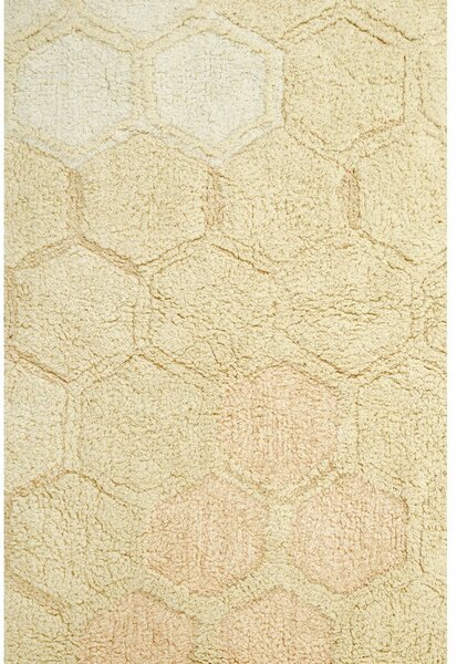 Okrově žlutý pratelný ručně tkaný bavlněný koberec 140x200 cm Sweet Honey – Lorena Canals