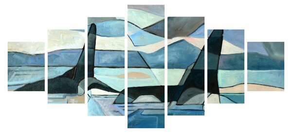 Obraz - Kosatky (210x100 cm)