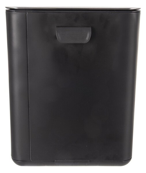 Černý nášlapný odpadkový koš z nerezové oceli 20 l Black – Orion