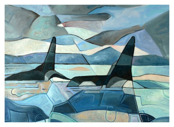 Obraz - Kosatky (70x50 cm)