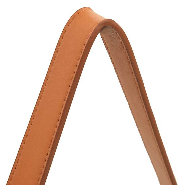 Nástěnné zrcadlo s popruhem 40 cm černé 320363