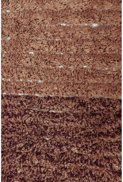 Bavlněný koberec v cihlové barvě 80x140 cm Twin Toffee – Lorena Canals